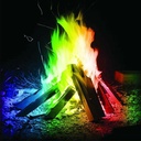 MAGICAL COLORFUL FIRE FLAME'S ON WOOD BURNING POWDER FOR OUDOOR'S & CAMPING