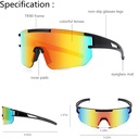 JHUA Outdoor's Sports Sunglasse Polarized Sports Cycling For Men & Women