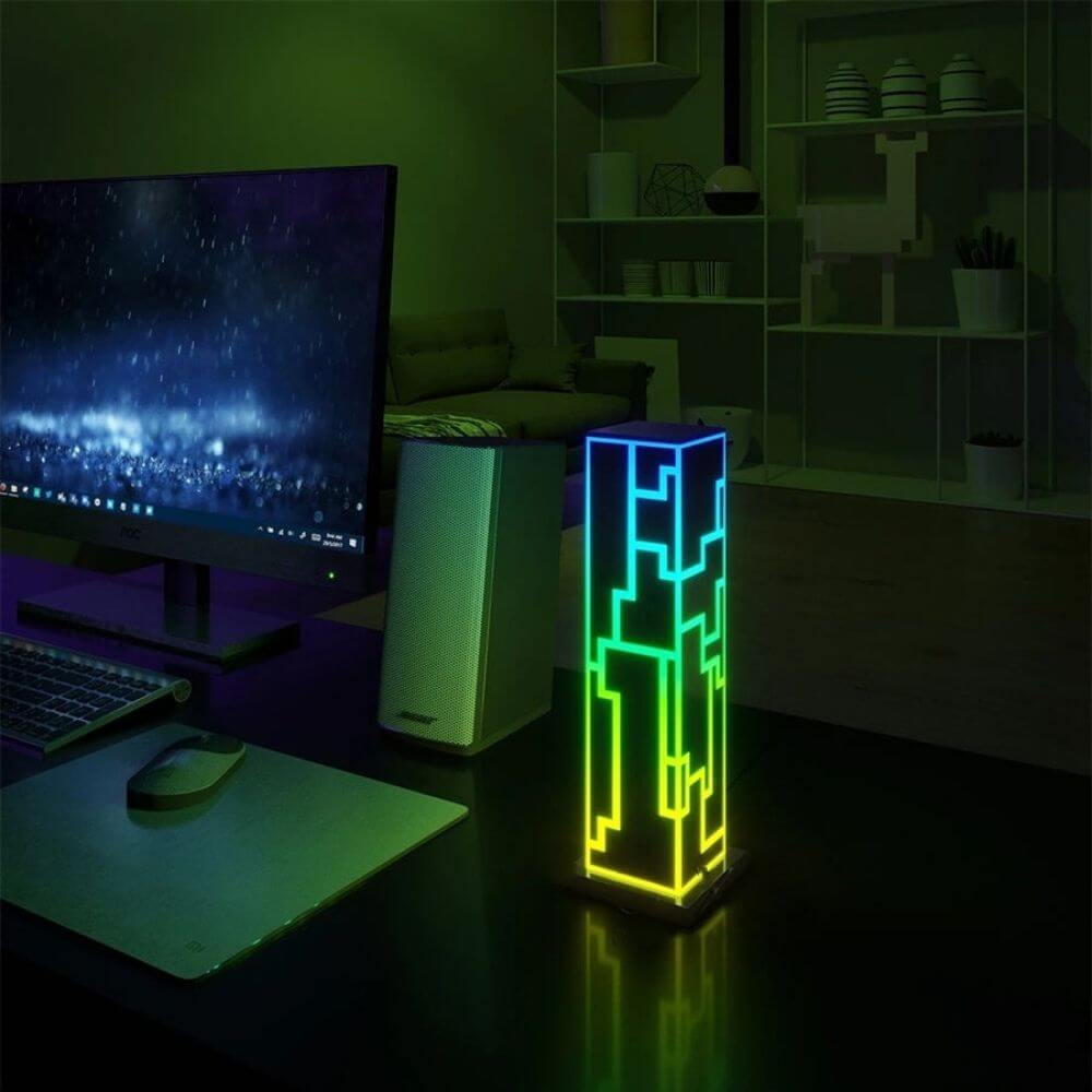 Remote Control RGB Mood Lighting Cube Standing Night Lamp