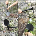 Multi-Purpose Foldable Shovel Portable Camping Multitool Kit With Storage Case