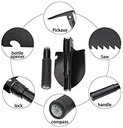Multi-Purpose Foldable Shovel Portable Camping Multitool Kit With Storage Case