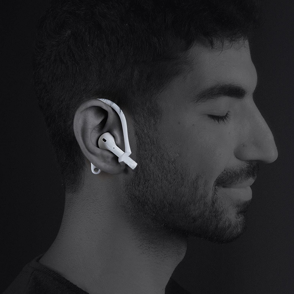 Airpod 3 & airpod Pro | 4 In 1 | Silicone Earphone Protective Case + Hook + Anti-lost Ear Hooks + Anti-Lost Rope Set