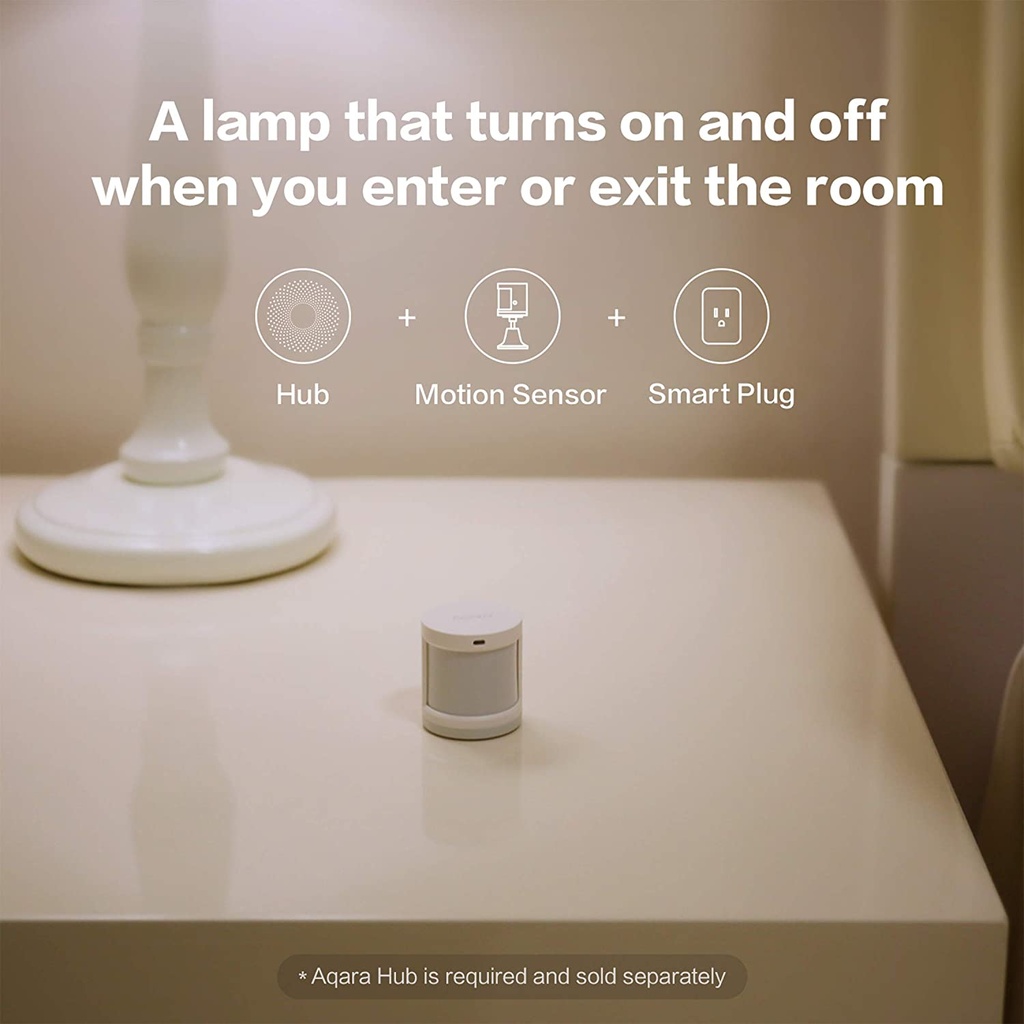 AQARA SMART HOME WIRELESS MOTION SENSOR FOR ALARM SYSTEM & SMART HOME AUTOMATION | RTCGQ11LM |