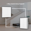 AQARA Smart Wall Switch Remote Control Light Switch For Smart Home With Neutral double Rocker  Compatible with Amazon Alexa Apple HomeKit & Google Assistant