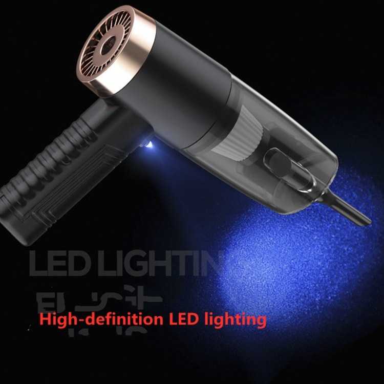 CAR THREE-IN-ONE VACUUM CLEANER DUAL-USE STRONG SUCTION WITH AROMATHERAPY LAMP VACUUM CLEANER
