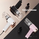 CAR THREE-IN-ONE VACUUM CLEANER DUAL-USE STRONG SUCTION WITH AROMATHERAPY LAMP VACUUM CLEANER