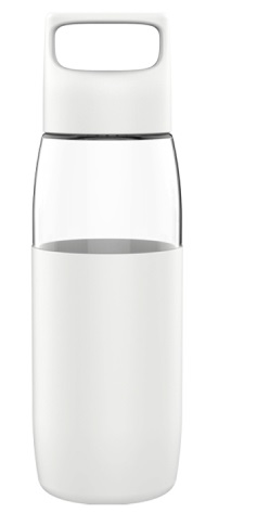 Fun Home 500ml Glass Water Bottle Portable -20℃-150℃ Temperature Tea Cup Drinking Mug With Silicone Case from xiaomi youpin - Grey