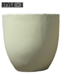Outdoor Indoor Lightweight Decorative Garden Flower Planter Round Pot