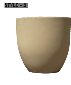 Outdoor Indoor Lightweight Decorative Garden Flower Planter Round Pot