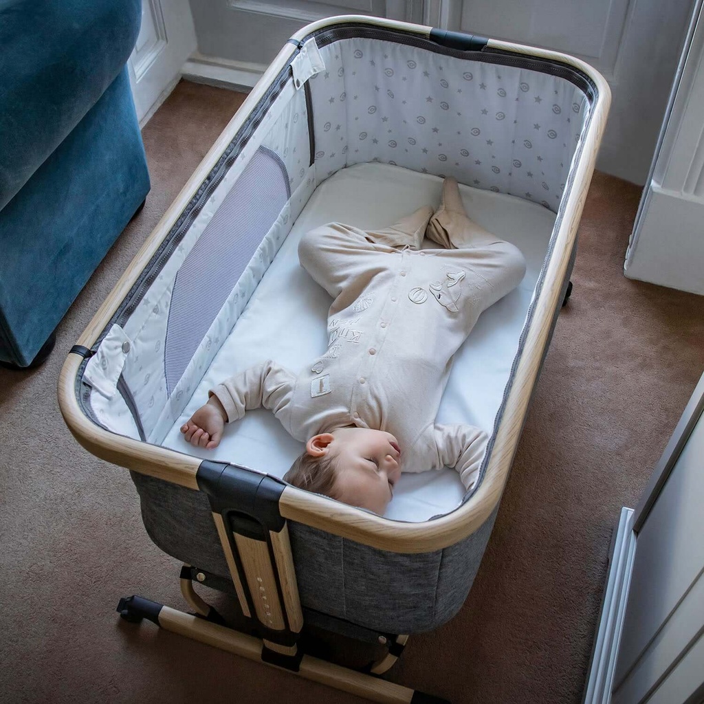 ELITTLE High Quality Safe Newborn Bedside Crib Baby Bed Foldable and storage With Travel Bag
