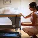 ELITTLE High Quality Safe Newborn Bedside Crib Baby Bed Foldable and storage With Travel Bag
