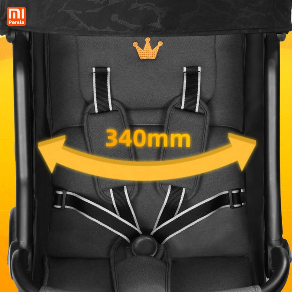 XIAOMI - QBORN | TQ06OS | Foldable Baby Stroller With Small Space Travel System Suitable for | 1TO 3 | Year's Old Children |GB14748-2006|
