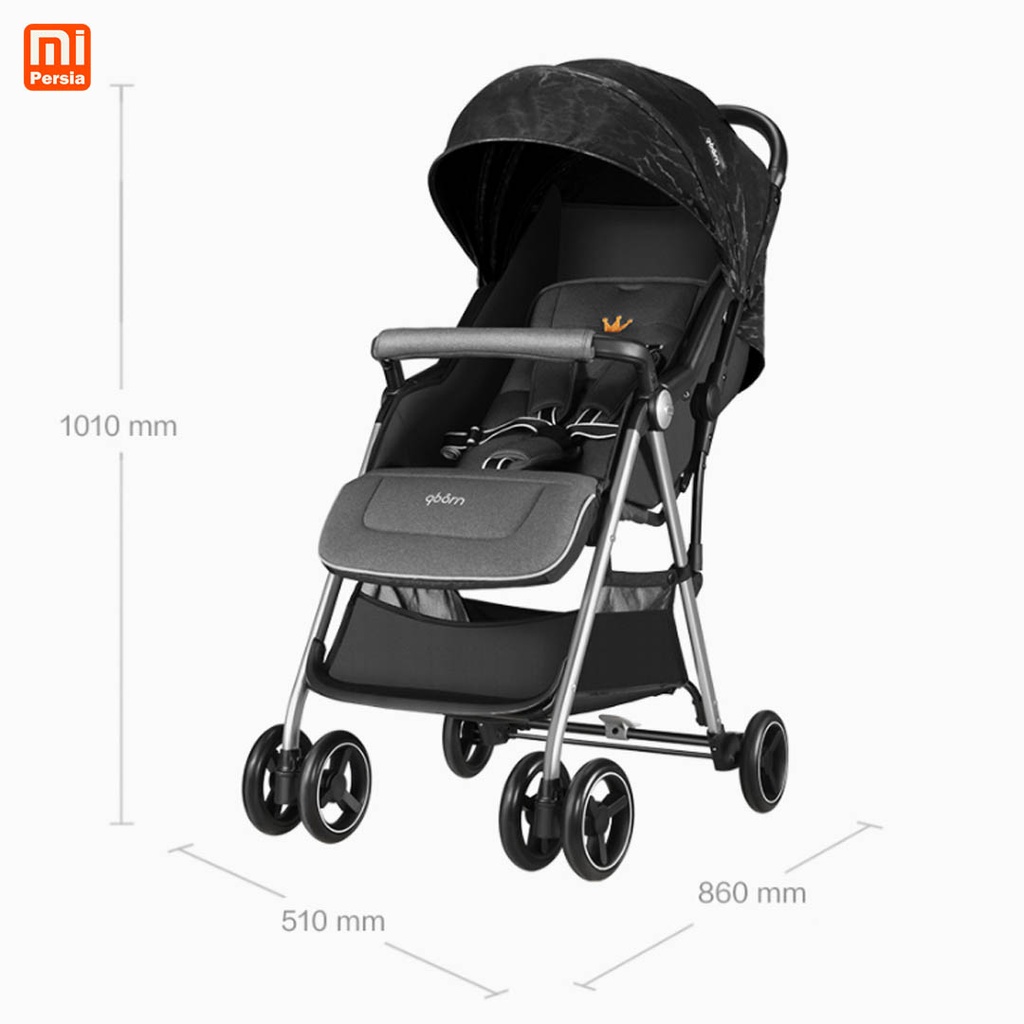 XIAOMI - QBORN | TQ06OS | Foldable Baby Stroller With Small Space Travel System Suitable for | 1TO 3 | Year's Old Children |GB14748-2006|