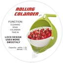 MESH Strainer Drain Basket  | Easy to Use | 360 Degrees Rolling for Washing & Straining | Store fruits, vegetables & groceries
