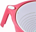 MESH Strainer Drain Basket  | Easy to Use | 360 Degrees Rolling for Washing & Straining | Store fruits, vegetables & groceries