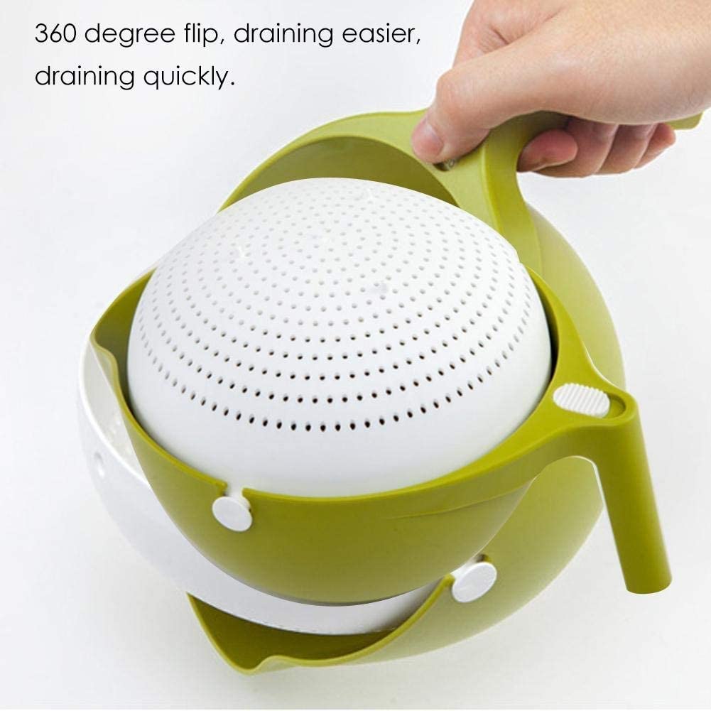MESH Strainer Drain Basket  | Easy to Use | 360 Degrees Rolling for Washing & Straining | Store fruits, vegetables & groceries