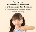 Children's Early Education Card Machine 112PCS Cards Puzzle Bilingual Enlightenment Card