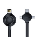 Baseus Star Ring Series Four-in-one Wireless Charging Cable USB for M+L+T+ iWatch 18cm