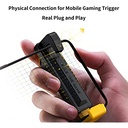Flydigi Game Controller Gamepad Trigger Shooter Joystick for PUBG Mobile Game for iPhone Android - Left hand