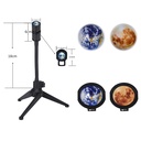 Star Projector 2 In 1 Moon Earth USB Rechargeable Projection LED Lamp