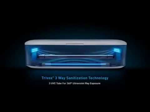 VANGUARD SMARTCARE VAULT PRO UV SANITIZING BOX WITH 10W WIRELESS CHARGER