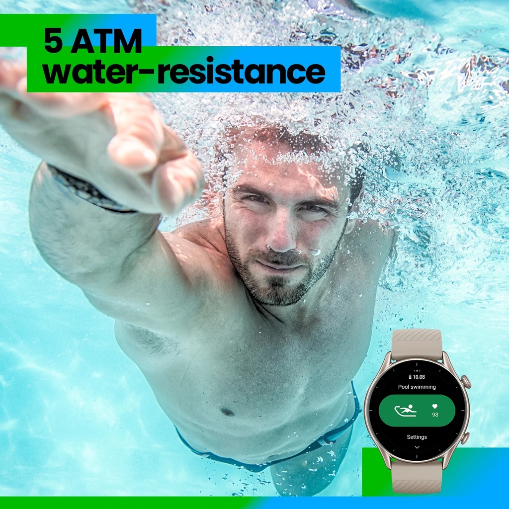 Xiaomi Amazfit | GTR 3 | With 21-day Battery Life & Easy 24 Body Function Monitoring & Powerful Zepp OS With Alexa Built-in  & 150+ Sport Modes | A1971 |