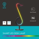 Porodo | PDBRTKDL | Brite Smart LED Desk Or Wall Lamp With Music Rhythm Sync function & Automated Timer  | BLACK |