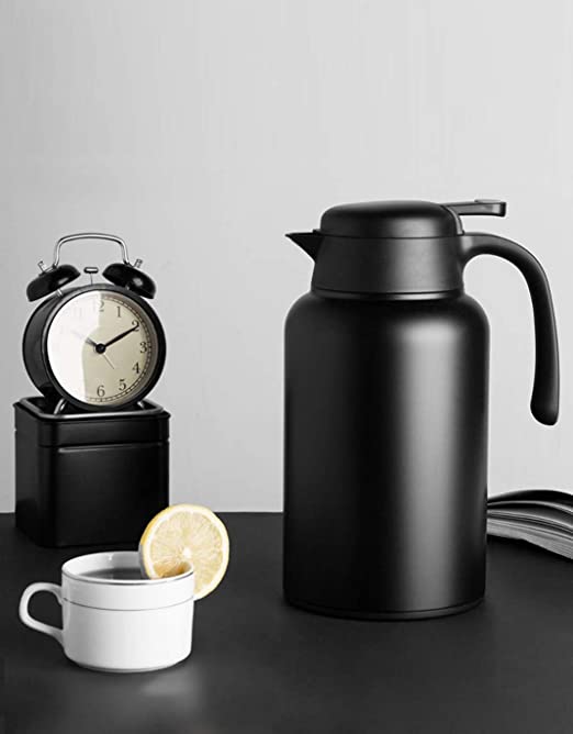 Sanvcat  | 2000ML | Three-Dimensional Thermos Large-Capacity Stainless Steel & Easy-To-Clean Household Thermos