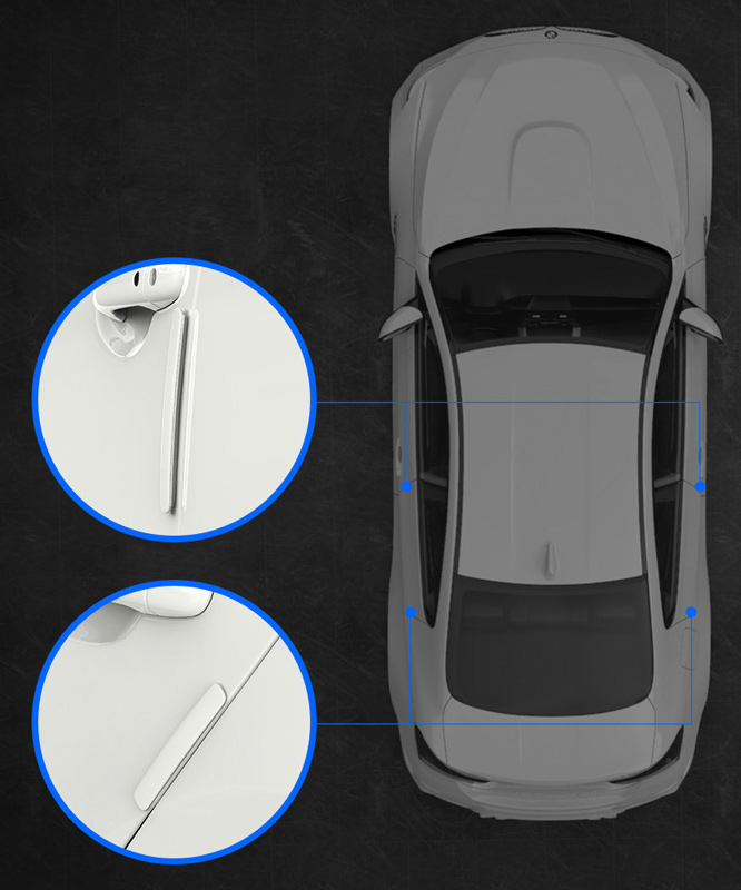 Baseus | CRFZT-01 | Car Door Protector Guard Airbag Buffer Strip Scratch Protector Car Rubber Bumper Stickers Auto Door Edge Protection | 4Pcs |