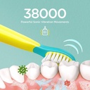Fairywill | 2001 | Kids Electric Toothbrush 3 Modes With 2 Soft Heads