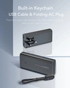 VEGER | VP-1145 | ACE UK Built-in UK Plug 10,000mAh Power Bank PD 20W