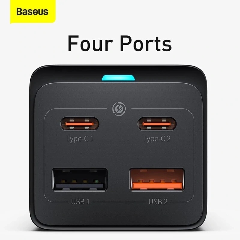 BASEUS 65W GAN PRO MULTI-PORT DESKTOP POWER STRIP & FAST CHARGER | CCGAN65-1ACC |