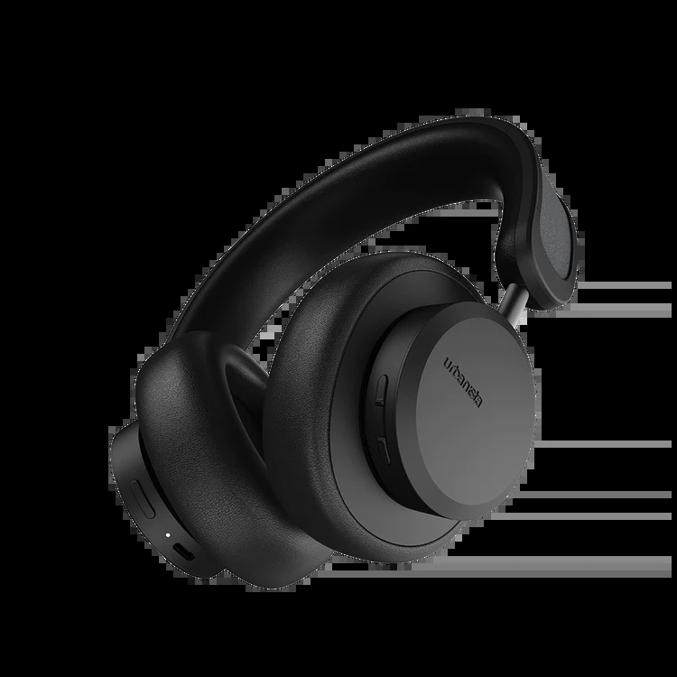 URBANISTA LOS ANGELES SOLAR POWERED WIRELESS HEADPHONES WITH A CARRYING CASE