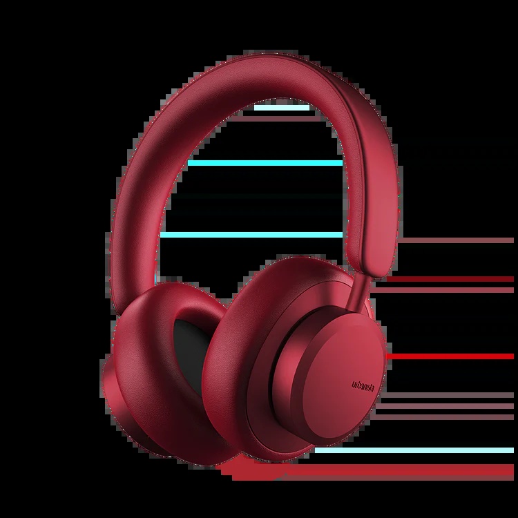 URBANISTA MIAMI NOISE CANCELLING WIRELESS HEADPHONES WITH A TRAVELLING HARDCASE