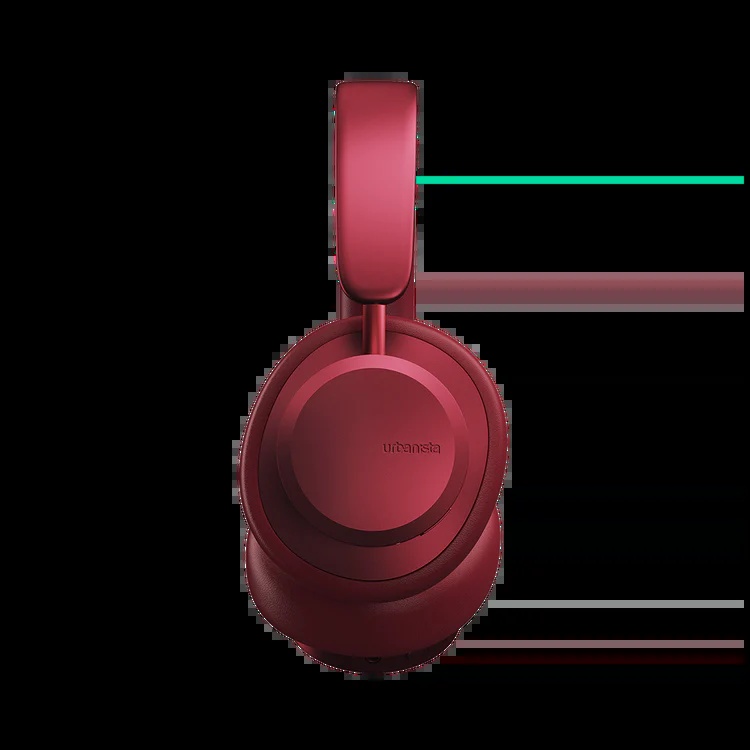 URBANISTA MIAMI NOISE CANCELLING WIRELESS HEADPHONES WITH A TRAVELLING HARDCASE