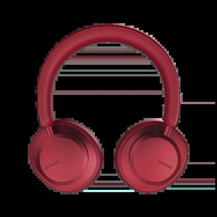URBANISTA MIAMI NOISE CANCELLING WIRELESS HEADPHONES WITH A TRAVELLING HARDCASE