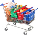 Original Fabric Reusable Shopping Trolley 4 PCS Regular Supermarket Bags