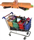 Original Fabric Reusable Shopping Trolley 4 PCS Regular Supermarket Bags