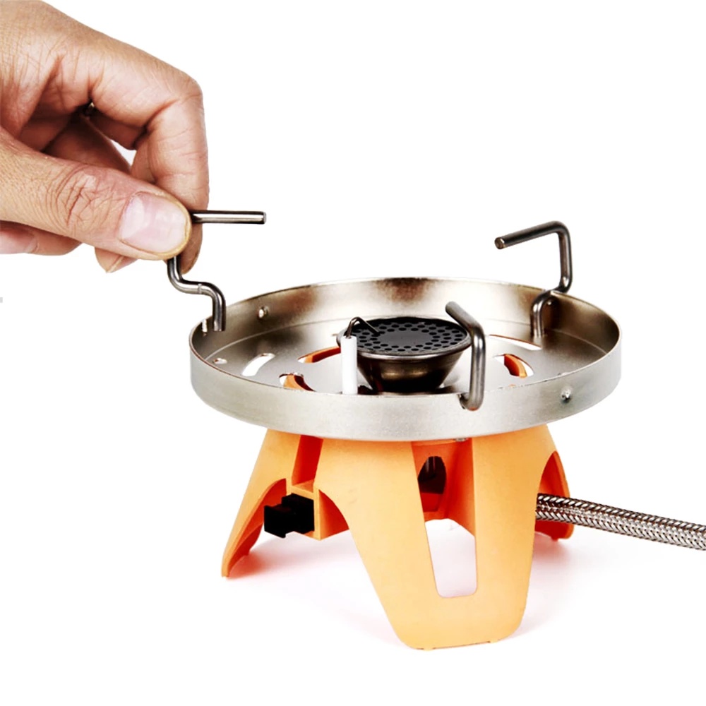 Mini Outdoor Burner Canister Furnace Camping Gas Stove for Hunting Backpacking 1000W
