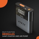 PORODO Multi Functional Jump Starter & Air Pump | 8800mAh | - PD-2IN1JSAP