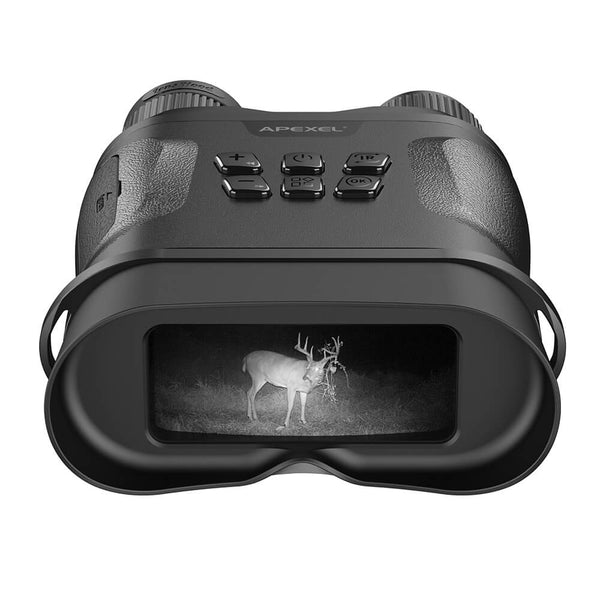 Apexel Night Vision Scopes Binoculars for Darkness, HD Digital Infrared Night Vision for Spotting Hunting Surveillance |APL-NV008|+Two Lithium batteries
