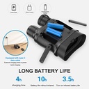 Apexel Night Vision Scopes Binoculars for Darkness, HD Digital Infrared Night Vision for Spotting Hunting Surveillance |APL-NV008|+Two Lithium batteries