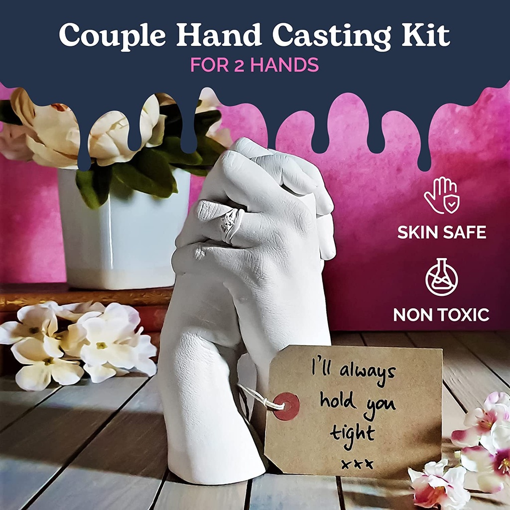 3D Moulding Powder and Casting Powder Kit for Capturing Memorable Moments Newborn Baby and Toddler Hand Foot Impression Permanently