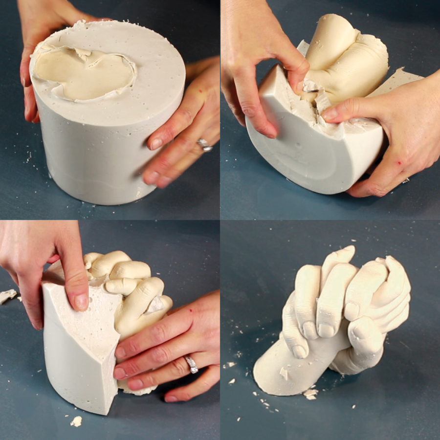 3D Moulding Powder and Casting Powder Kit for Capturing Memorable Moments Newborn Baby and Toddler Hand Foot Impression Permanently