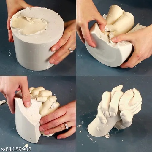 3D Moulding Powder and Casting Powder Kit for Capturing Memorable Moments Newborn Baby and Toddler Hand Foot Impression Permanently
