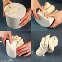 3D Moulding Powder and Casting Powder Kit for Capturing Memorable Moments Newborn Baby and Toddler Hand Foot Impression Permanently