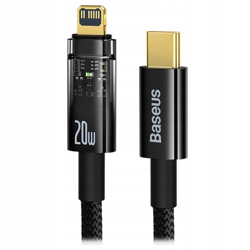 BASEUS CABLE EXPLORER SERIES AUTO POWER-OFF TYPE-C TO LIGHTNING 20W 1 Meter | CATS000001/3 |