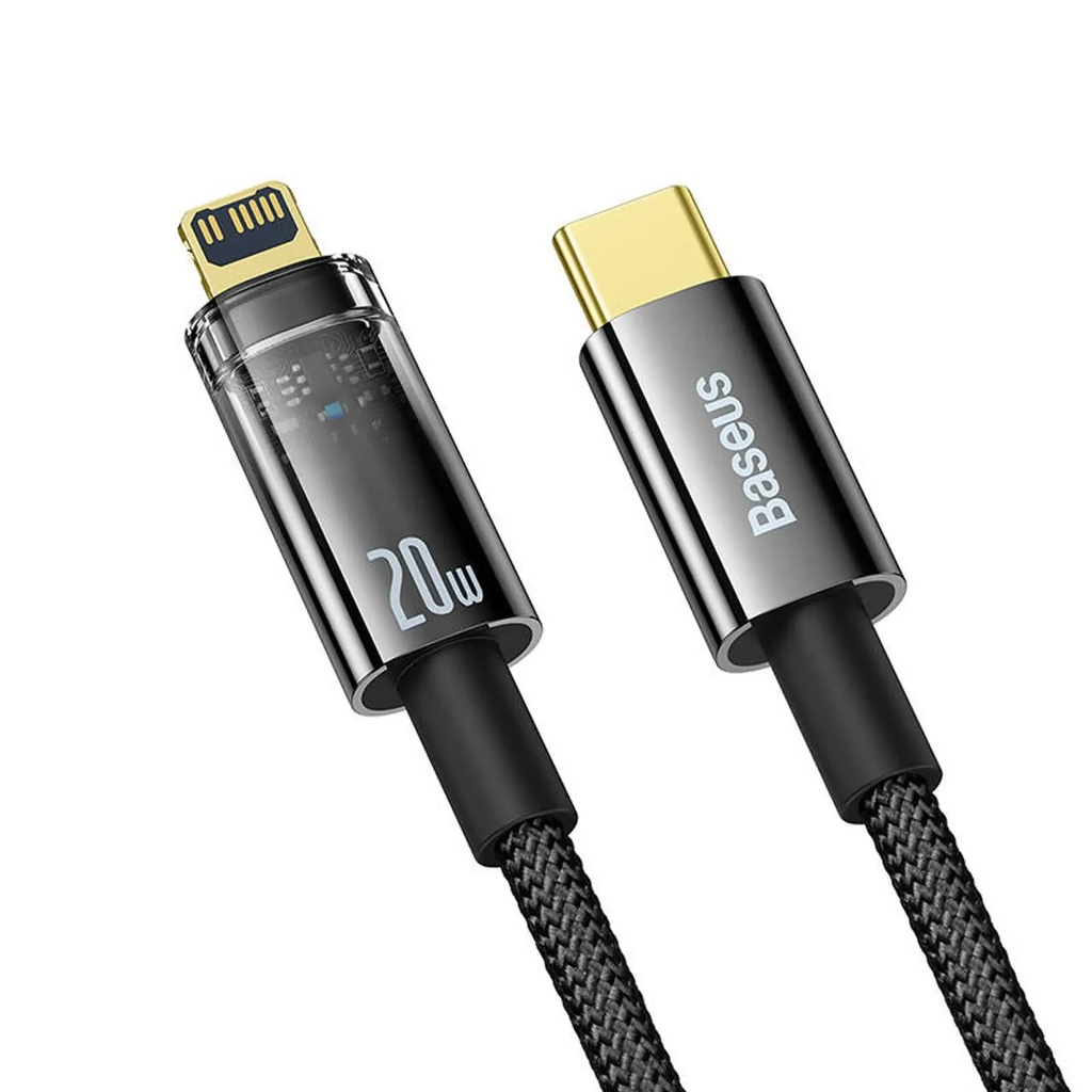 BASEUS CABLE EXPLORER SERIES AUTO POWER-OFF TYPE-C TO LIGHTNING 20W 1 Meter | CATS000001/3 |