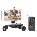KINGJOY PPL-06S Pro Motorized Camera Slider Dolly Car Rail Systems Electrical Slider Track with Remote Control For Smartphone DSLR Camera