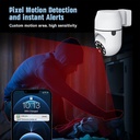 Convenient Camera1080P Panoramic Surveillance MINI WIFI Camera  AUDIO Smart Home Security Wireless CCTV Punch Free With EU Plug | A16-WIFI-YI |